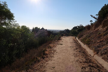 Sonne Waldweg in San Diego Kalifornien USA