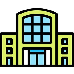 Department store icon, Supermarket and Shopping mall related vector