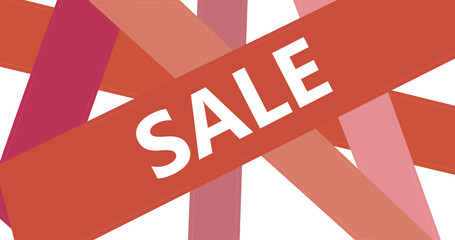 Sale banner with colorful stripes background for banner,flyer,invitation,poster,website,greeting card,promotion,sale