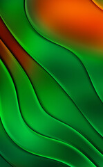 Abstract pattern glossy color background. Vibrant colorful wavy texture wall. Creative and beautiful wallpaper.