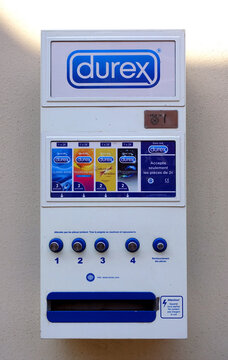 distributeur de pr&eacute;servatifs