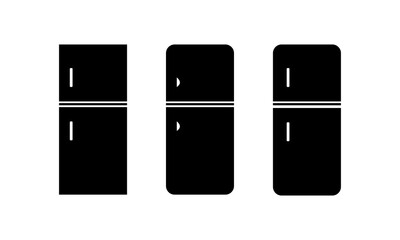 electronic refrigerator icon and illustration