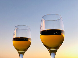 glass of wine