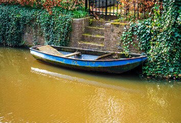 Close up of a rowing boat
