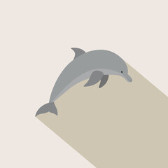 Dolphin jump vector art and graphics