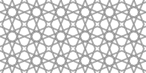 Geometric Islamic Seamless Pattern