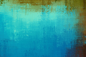 Background with crossed wild brush strokes. Colorful and vibrant illustration. Painted art. Creative abstract painting.