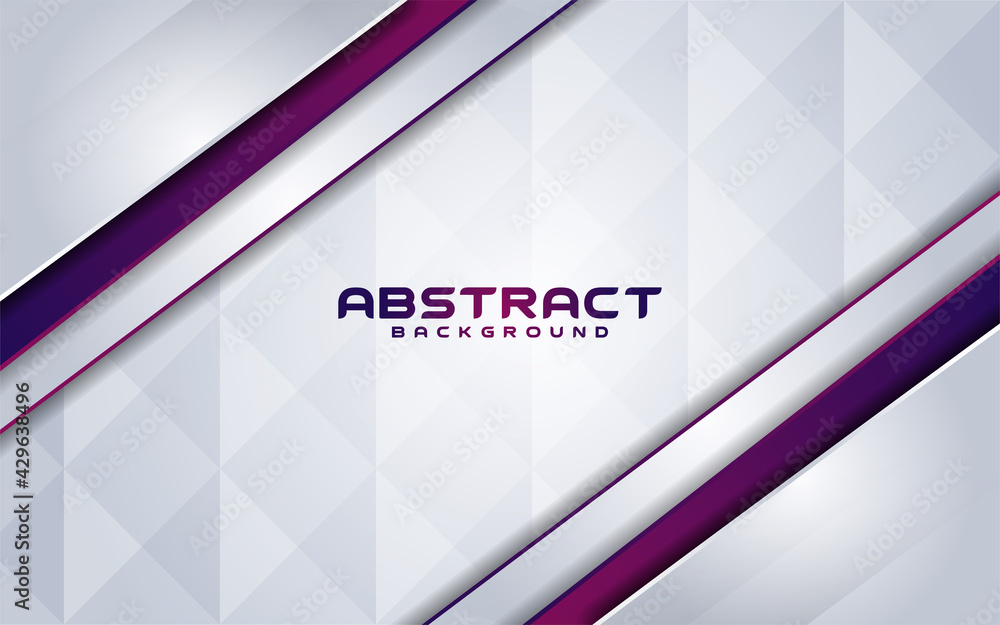 Poster abstract white background with colorful purple gradient. long horizontal background design. usable f