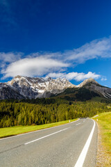 Autumn Austrian Alps nearby Bischofshofen