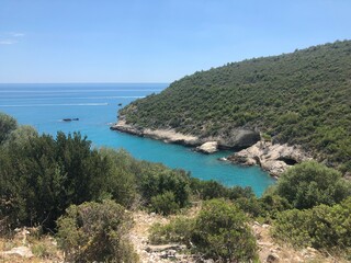 Naklejka premium Costa rocciosa di Vieste