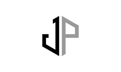 JP and PJ or J and P Abstract Letter Mark Logo Template for Business