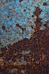 The background of rusty iron plate texture.
