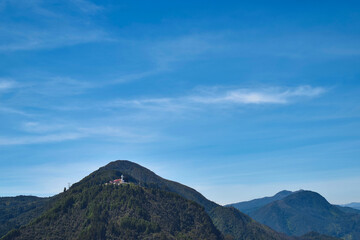 Fototapeta premium Rural countryside landscape in Boyaca, Colombia