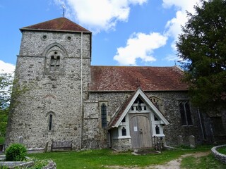 Fototapeta na wymiar St Andrew’s Church, Jevington, East Sussex