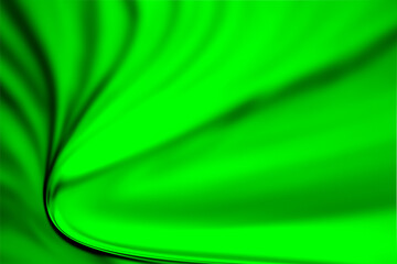 Green gradient texture blurred curve style of abstract luxury fabric