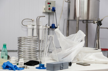 Craft beer production equipment, homebrew equipment, - 429647699