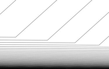 abstract linear architectural drawing 