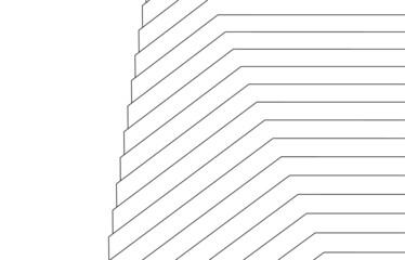 abstract linear architectural drawing 