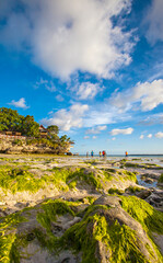 Fototapeta na wymiar The beauty of Tanjung Bira Beach, a popular tourist destination in Bulukumba, South Sulawesi, Indonesia.
