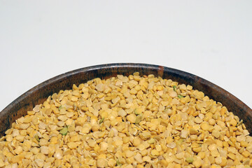Chickpea gram stock on bowl for sell