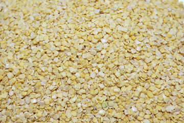 Chickpea gram stock on white background
