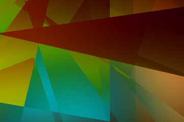 Design illustration with geometric shapes. Abstract background with triangular shapes. Colorful graphic wallpaper.