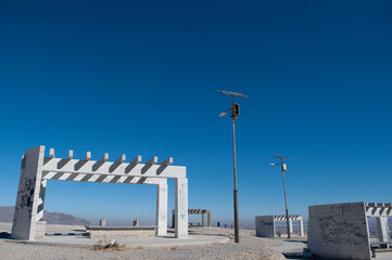 Photographs of landscapes of Ciudad Juárez, a border city with the Texas pass, United States.