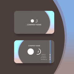 template for business card mockup illustration