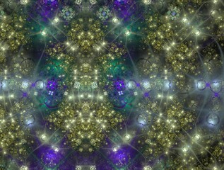 Obraz premium Imaginatory fractal background generated Image