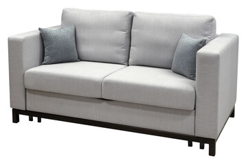 Sofa isolated on white background. Including clipping path