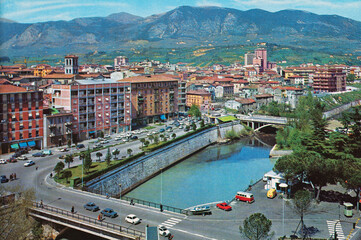 Terni landscape seen from above in the 1960s
