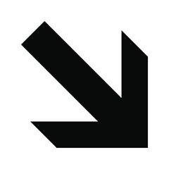 arrow icon. directions and for the web