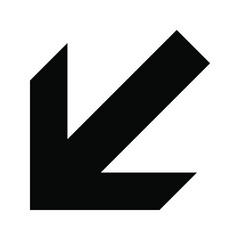 arrow icon. directions and for the web