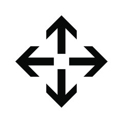 arrow icon. directions and for the web