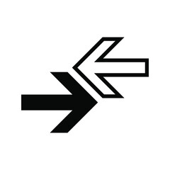 arrow icon. directions and for the web