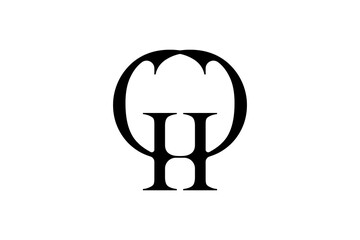 Initials letters GHG, GH logo . Alphabet letters Initials Monogram logo GHG, GH Isolated on White Background. Design Vector Illustration