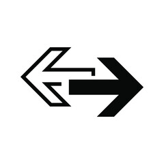 arrow icon. directions and for the web