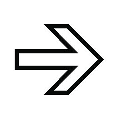 arrow icon. directions and for the web