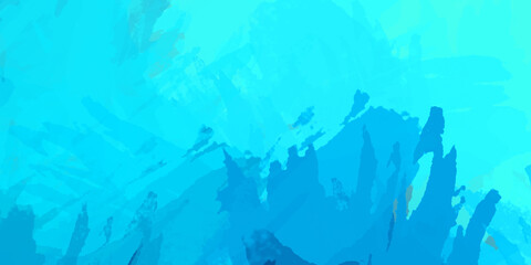 Fototapeta premium Vibrant paint pattern backdrop. 2D illustration of colorful brush strokes. Decorative texture painting. Painted background.