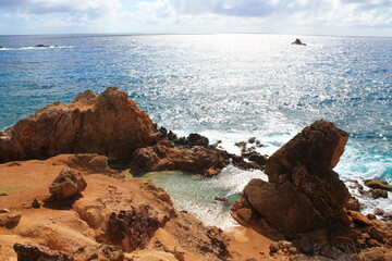 Saint Barthélemy, French West Indies | Tidal pools, Grand Fond natural pool
