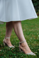 bride's shoes