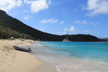 Hiking trail to Colombier Beach, Saint Barthélemy, French West Indies | Beach front