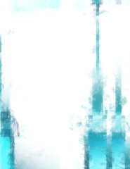 Modern art. Colorful contemporary artwork. Color strokes of paint. Brushstrokes on abstract background. Brush painting. Unique wall art.