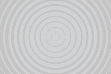 Fototapeta na wymiar Gray Radiating concentric Circle Pattern Background. Vibrant Radial geometric Vector Illustration