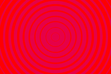 Red Radiating concentric Circle Pattern Background. Vibrant Radial geometric Vector Illustration