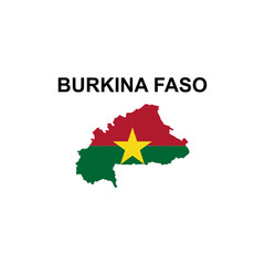 Obraz premium maps of Burkina Faso icon vector sign symbol
