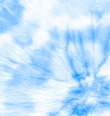  Blue Printed Tie. Dye Stripe Craft Designs.