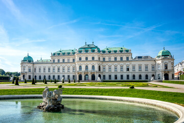 Schloss Belvedere, Wien, Österreich  - obrazy, fototapety, plakaty