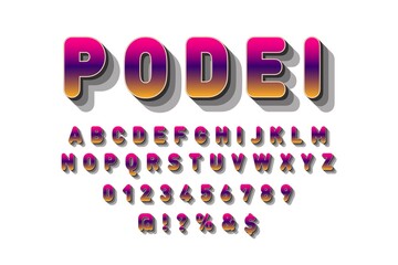 typeface font, alphabet design, brown vector background