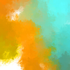 Brushed Painted Abstract Background. Brush stroked painting. Strokes of paint. 2D Illustration.